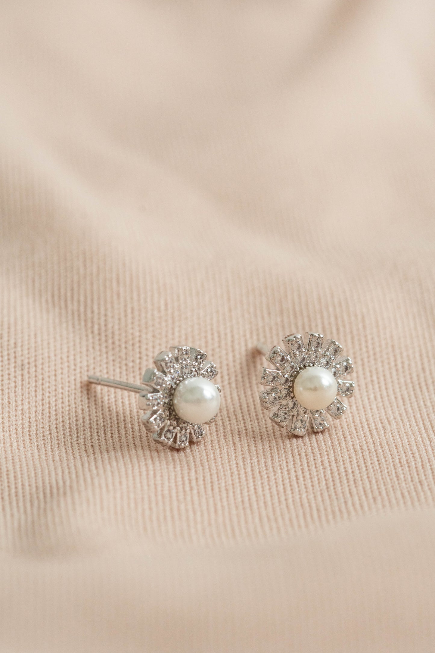 Aros Flor de Perla