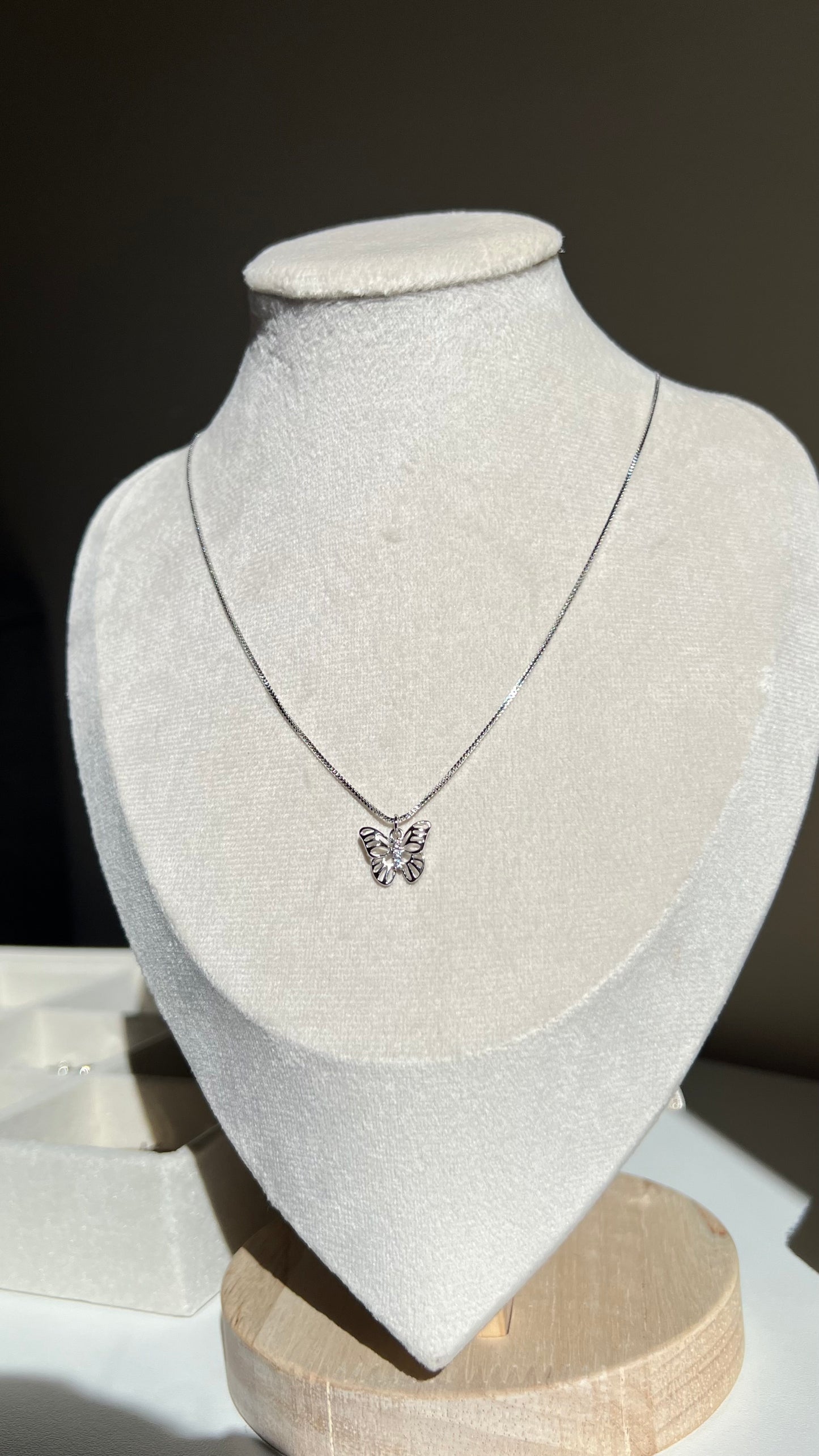 Collar Mariposa Silver