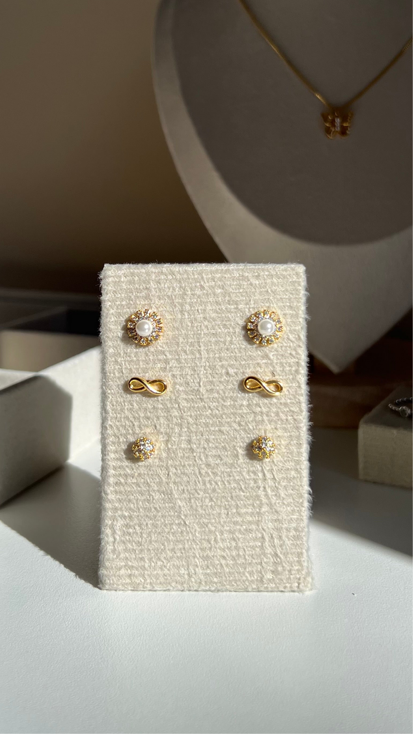 Aros Flor de Perla