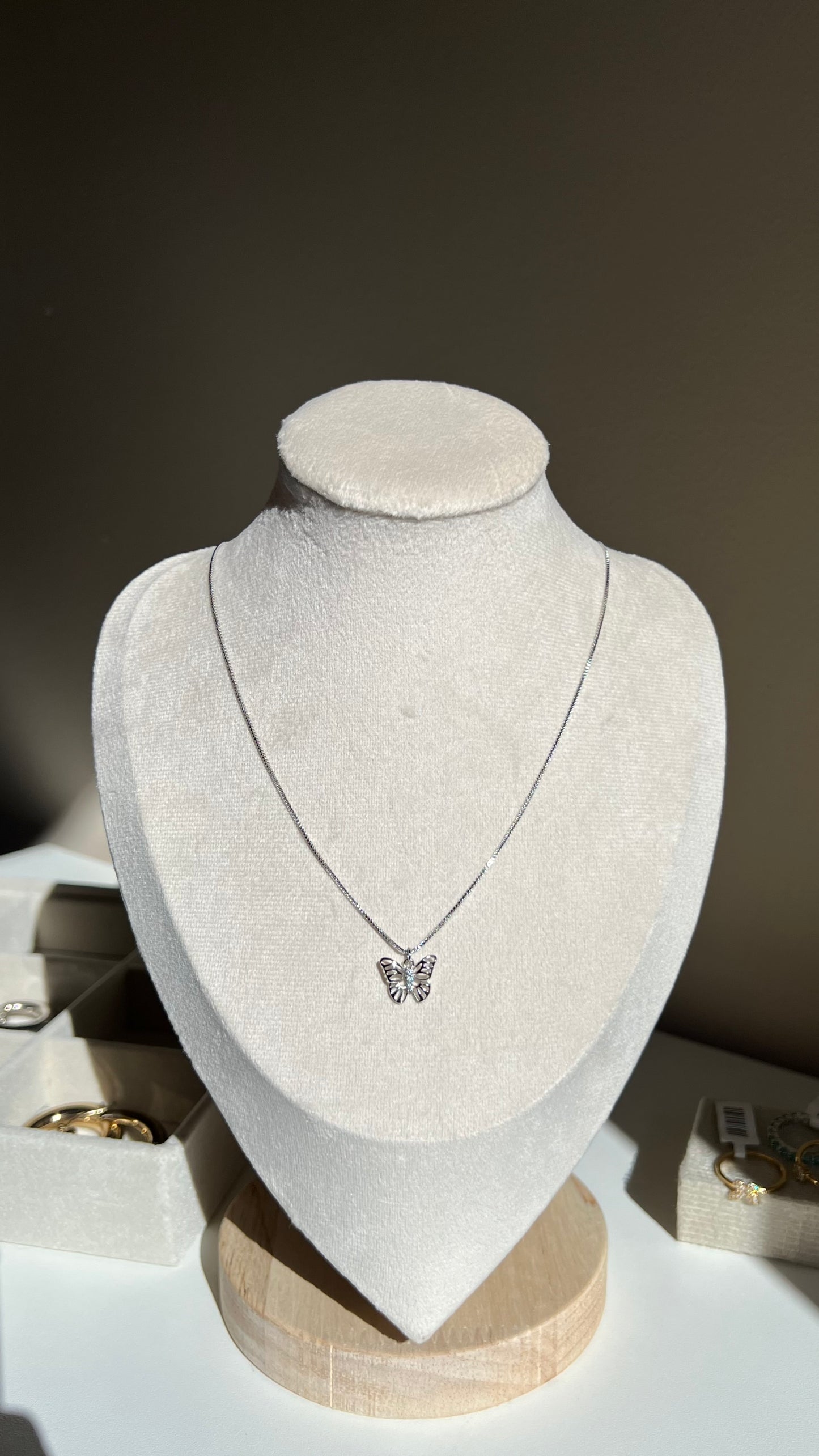 Collar Mariposa Silver
